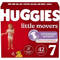couches pour bébés Little Movers, taille 7 (41 livres et plus