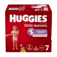 couches pour bébés Little Movers, taille 7 (41 livres et plus