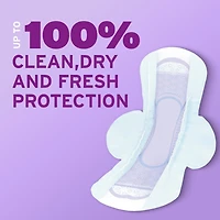 Serviettes ultra minces pour incontinence Poise avec ailes, absorption légère, ordinaires