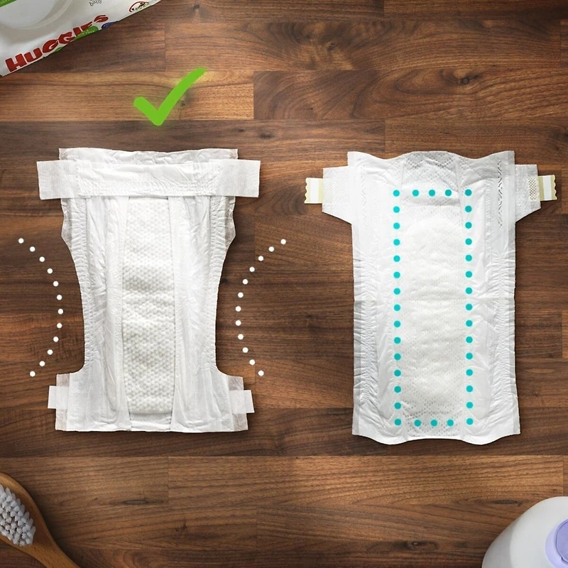 Couches pour bébés Huggies Little Snugglers, taille 5, 50 couches