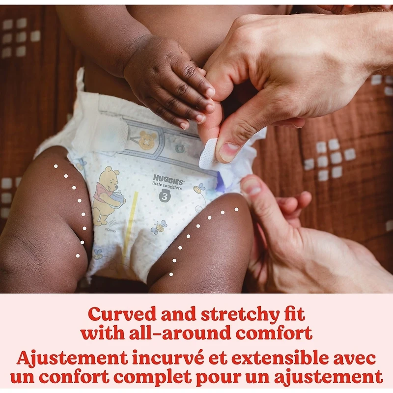 Couches pour bébés Huggies Little Snugglers, taille 5, 50 couches
