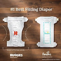 Little Movers Baby Diapers, Size 7