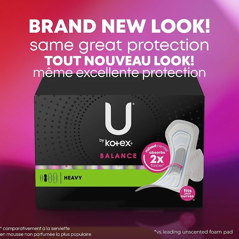 Ultra Thin Pads with Wings, Heavy Absorbency