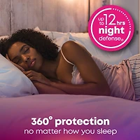 Serviettes ultraminces de nuit U by Kotex Balance avec ailes