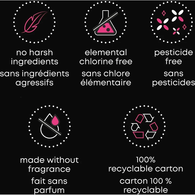 Serviettes ultraminces U by Kotex Balance avec ailes pour adolescentes, absorption accrue