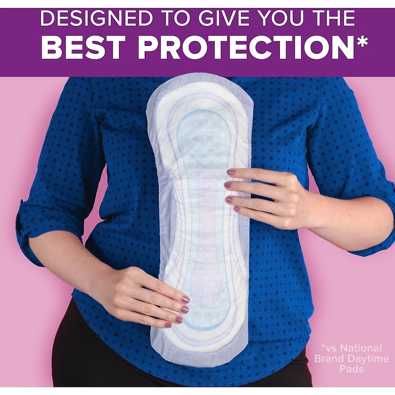 Serviettes d’incontinence Poise pour femmes, degré d’absorption 7, ultra-absorption