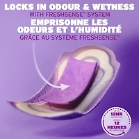 Serviettes d’incontinence Poise pour femmes, degré d’absorption 7, ultra-absorption