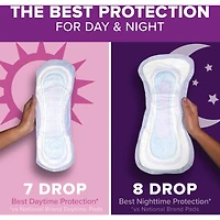 Serviettes d’incontinence Poise pour femmes, degré d’absorption 7, ultra-absorption