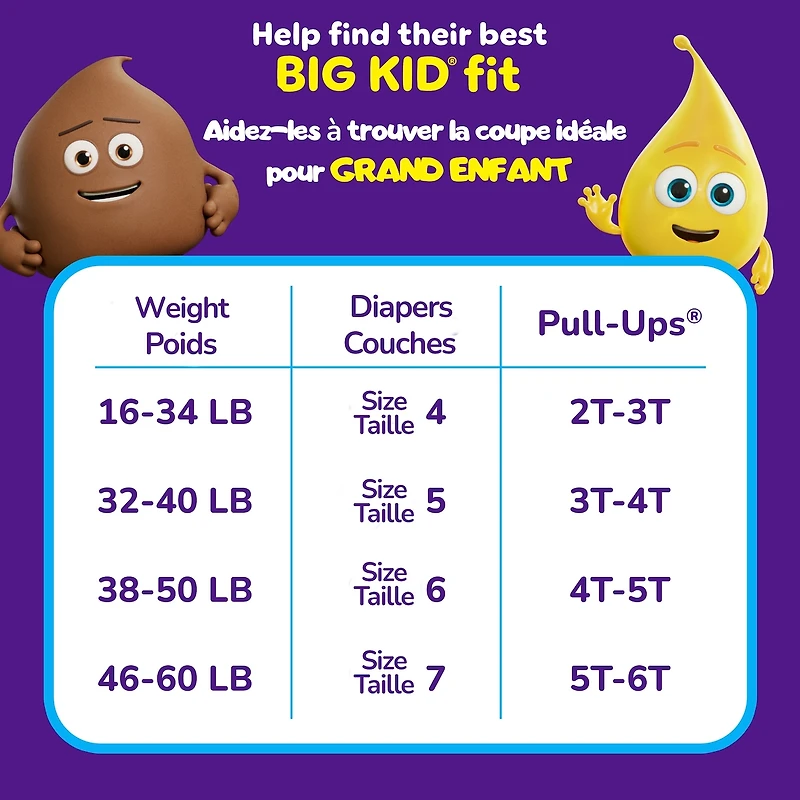 Sous-vêtements d’entraînement pour garçons Pull-Ups, 5T-6T (22,5 kg+ [50 livres