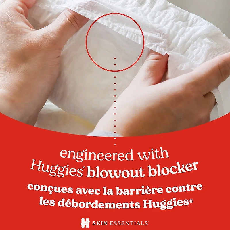 Couches pour bébés  Skin Essentials, taille 4 (10 à 17 kg [22 à 37 livres]), 58 couches