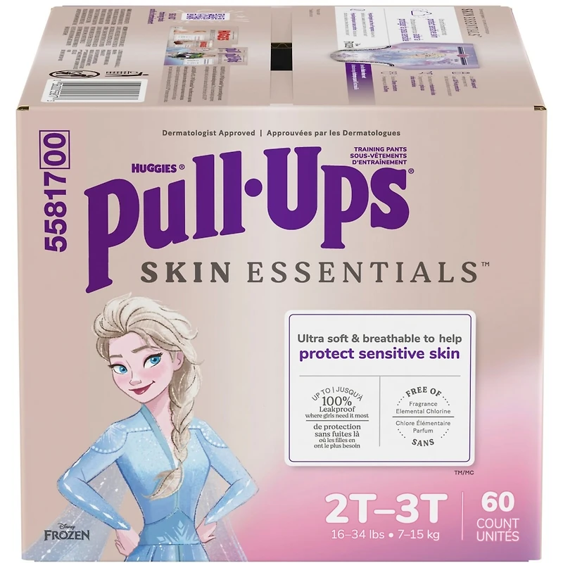 Girls Skin Essentials Training Pants, 2T-3T (16-34 lbs)