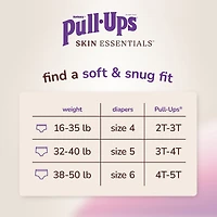 Girls Skin Essentials Training Pants, 2T-3T (16-34 lbs)