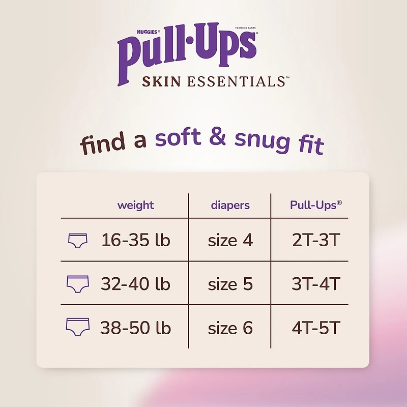 Girls Skin Essentials Training Pants, 4T-5T (38-50 lbs)