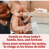 Lingettes pour bébés Simply Clean, non parfumées, 6 emballages à couvercle rabattable