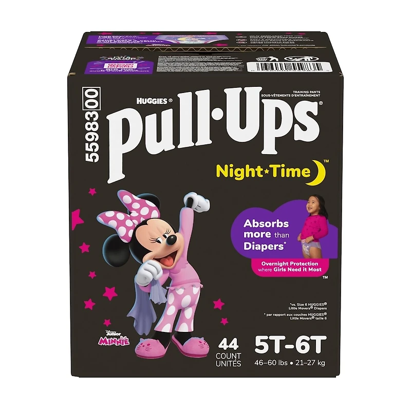 Sous-vêtements d’entraînement Pull-Ups Learning Designs pour filles, 5T-6T (42-60 lbs)