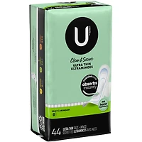 Serviettes ultraminces  Clean & Secure avec ailes, absorption élevée
