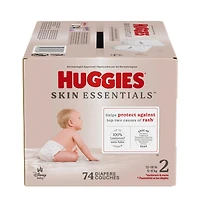 Skin Essentials Baby Diapers, Size 2 (12-18 lbs), 74 Ct