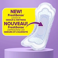 Incontinence Pads & Postpartum Pads, 5 Drop Maximum Absorbency, Long Length, 60 Count