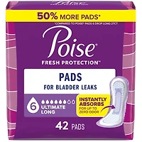 Serviettes d’incontinence et en période post-partum, 5 gouttes absorption maximale, longueur longue