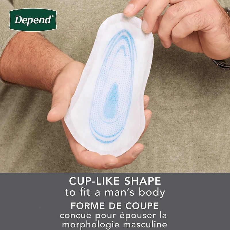 Shields Serviettes d’incontinence pour hommes, absorption légère, 90 unités