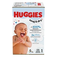 Snug & Dry Baby Diapers, Size 1 (8-14 lbs)