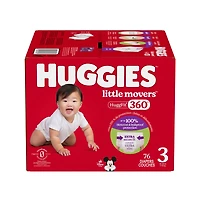 Little Movers HuggFit 360° Baby Diapers with 360° Waistband