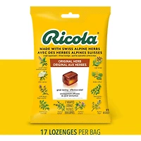 Original Natural Herb Cough Suppressant Throat Lozenges