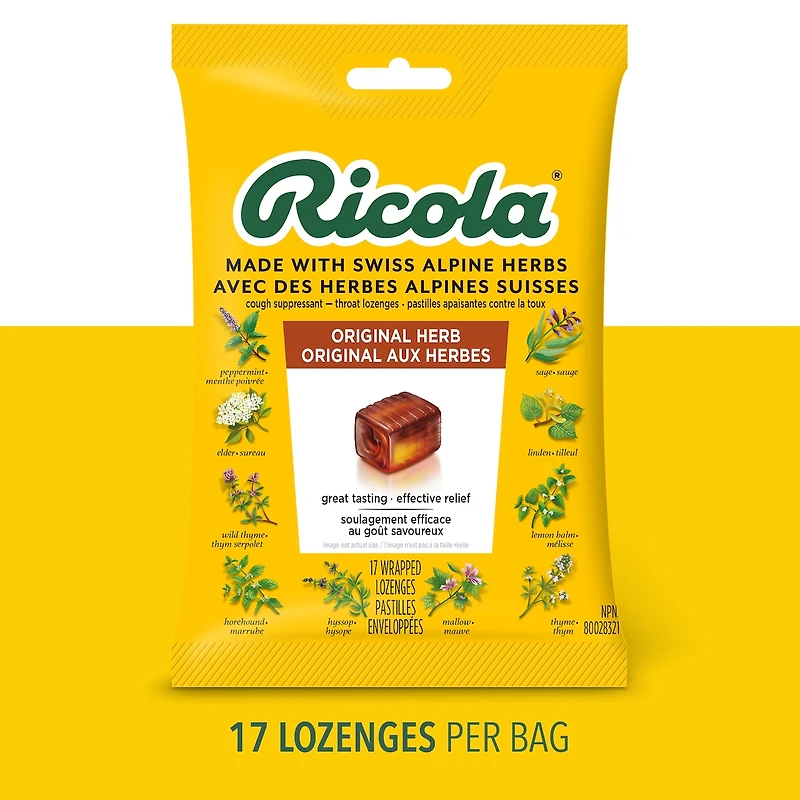 Original Natural Herb Cough Suppressant Throat Lozenges