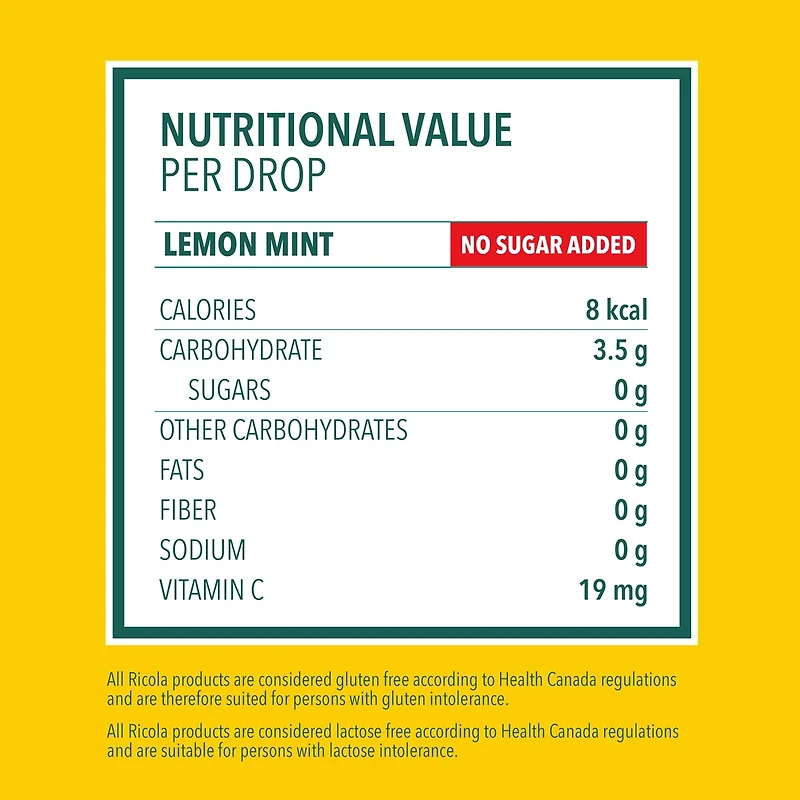 Ricola Sachet - Citron Menthe SSA