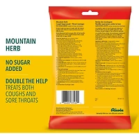 Mountain Herb No Sugar Added Family Bag Cough Suppressant Throat Lozenges