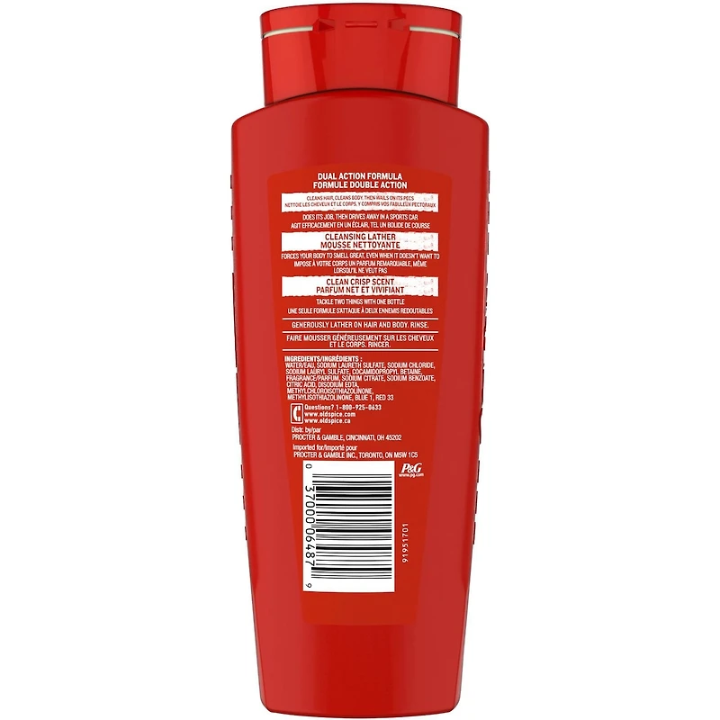 OLD SPICE BODY WASH HAIR