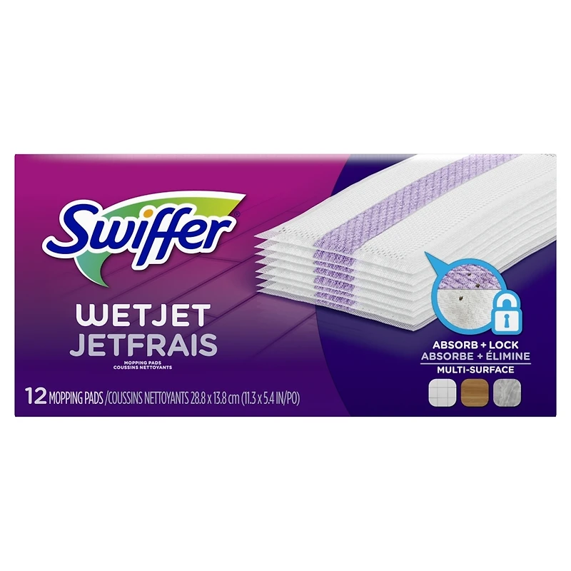 WetJet Mopping Pads