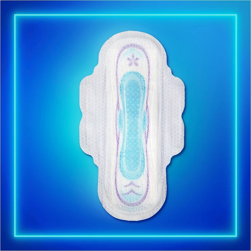 Serviettes Always Ultra Thin Petites avec ailes, non parfumées, 36 serviettes
