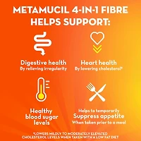 Fibres MultiSanté 3 en 1! Supplément de fibres en poudre, sans sucre, orange