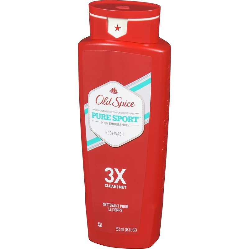 Old Spice High Endurance Pure Sport Scent Body Wash for Men, 532 mL