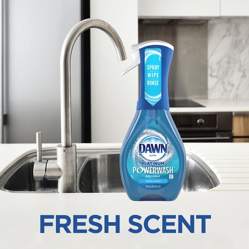 Powerwash Fresh Dish Spray, Liquid Dish Soap Starter Kit