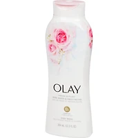Olay Fresh Outlast Rose Water & Sweet Nectar Body Wash, 364 mL
