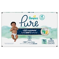 Pure Protection Newborn Diapers Size N 76 Count