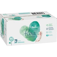 Pure Protection Newborn Diapers Size N 76 Count