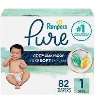 Pure Protection Newborn Diapers Size 1 82 Count