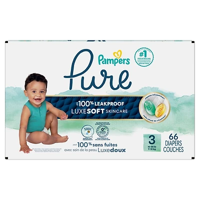 Pure Protection Diapers Size 3 66 Count