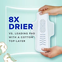 Always Pure Cotton with FlexFoam Pads Size 1, 14 Count