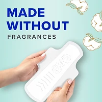 Always Pure Cotton with FlexFoam Pads Regular Absorbency Size 1, 28 Count