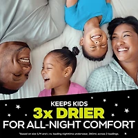 Ninjamas Nighttime Bedwetting Underwear Boy Size M/L 34 Count