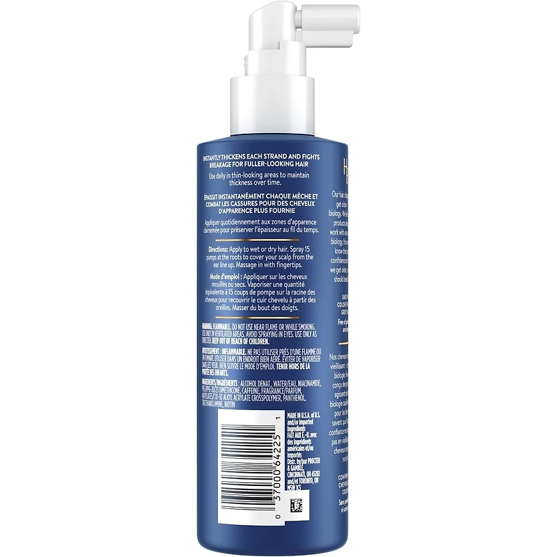 Soin épaississant avec biotine, Volumineux et vif pour cheveux fins ou plats, 190mL