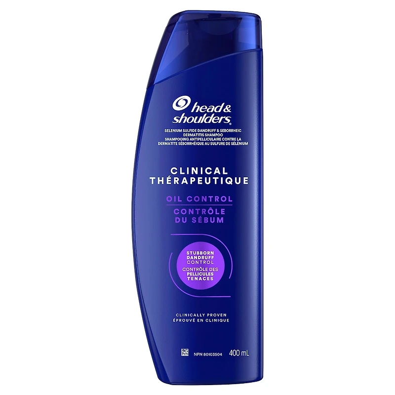 Head & Shoulders Clinical Dandruff Defense + Advanced Oil Control Shampoo, 400 mL