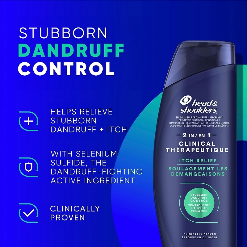 Head & Shoulders Clinical Dandruff Defense Intensive Itch Relief 2in1, 400 mL