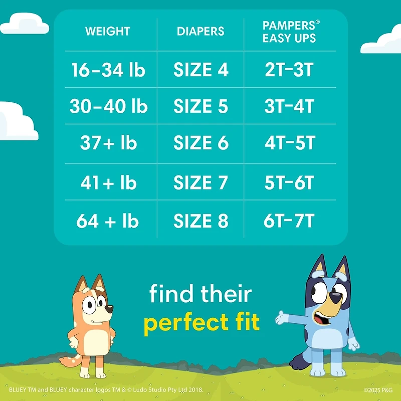 Pampers Easy Ups Training Underwear Boys Size 7 5T-6T 46 Count