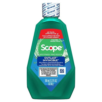 Rince-bouche Crest Scope Outlast, Menthe fraîche, 100 mL