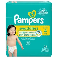 Couches Pampers Swaddlers, taille 4
